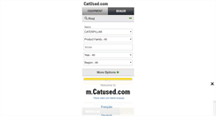 Desktop Screenshot of m.catused.com